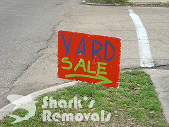 Yard sale sign